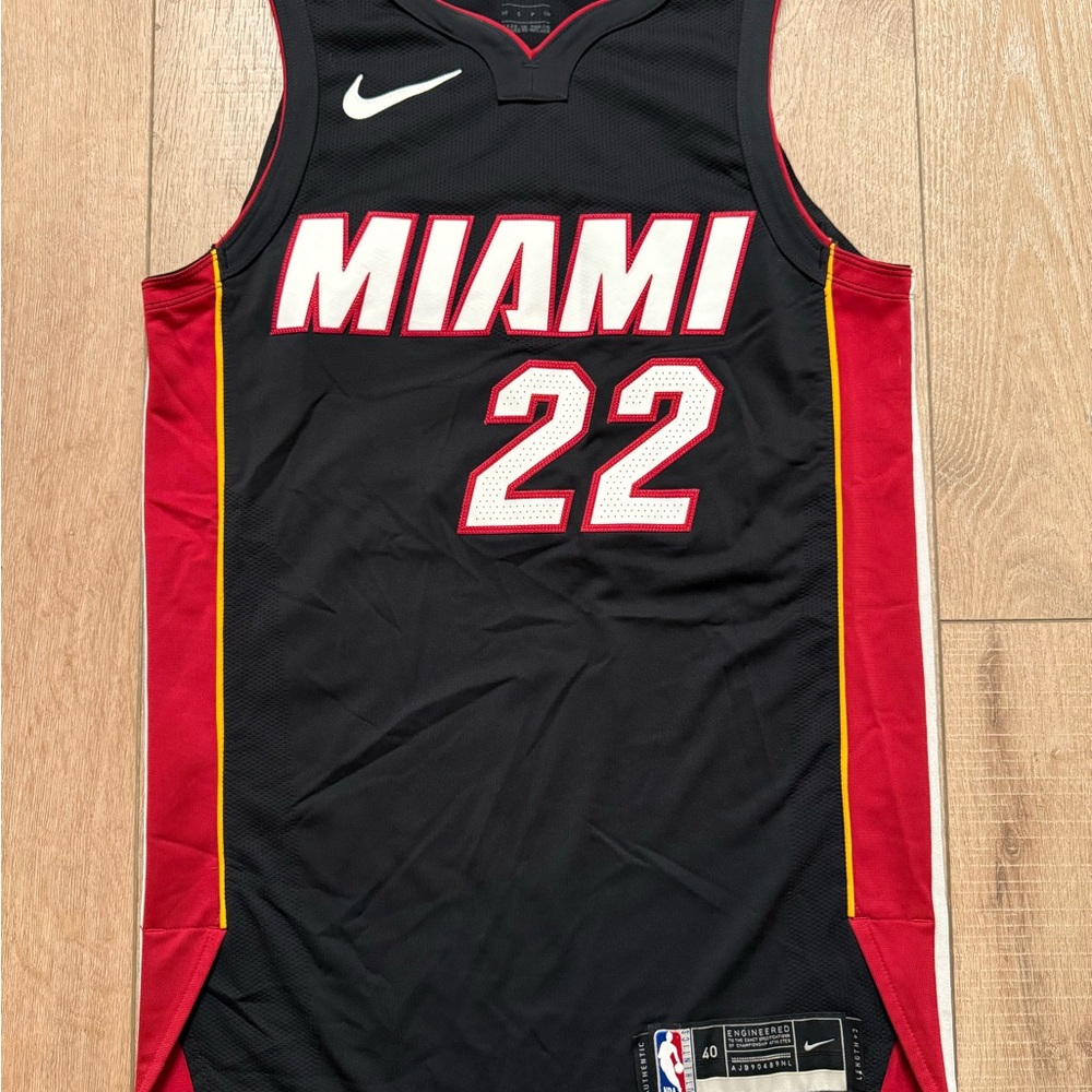 Stitched Jimmy Butler #22 Miami Heat Nike Jersey